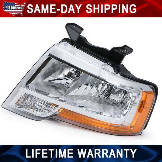 for Ford Expedition 2015 2016 2017 Headlight Left Driver Side Chrome FL1Z13008H