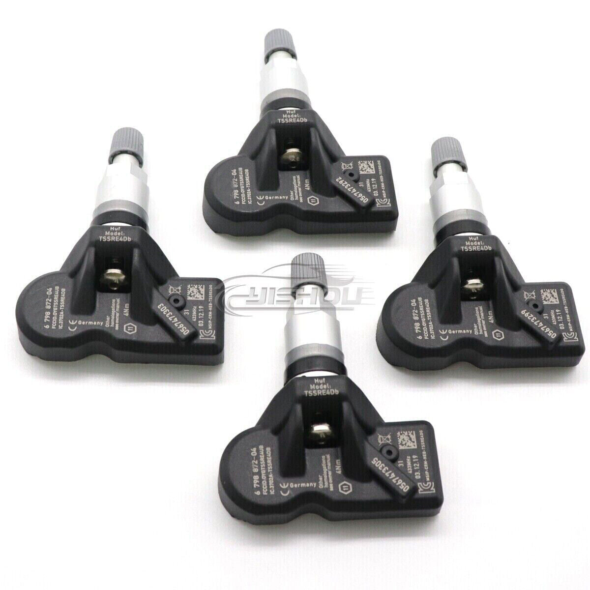 New 36106798872 4Pcs TPMS Tire pressure Sensor for BMW 5 6 7 series X3 X1 for MINI