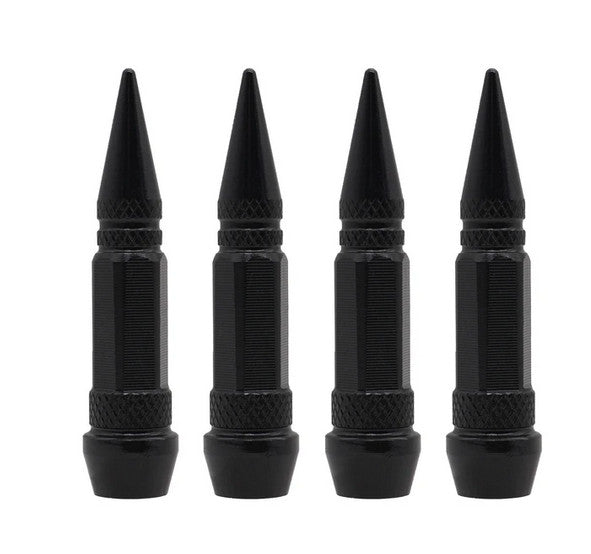 4-piece car tire valve cover rod air dust cover dustproof blue rocket for Alfa Romeo