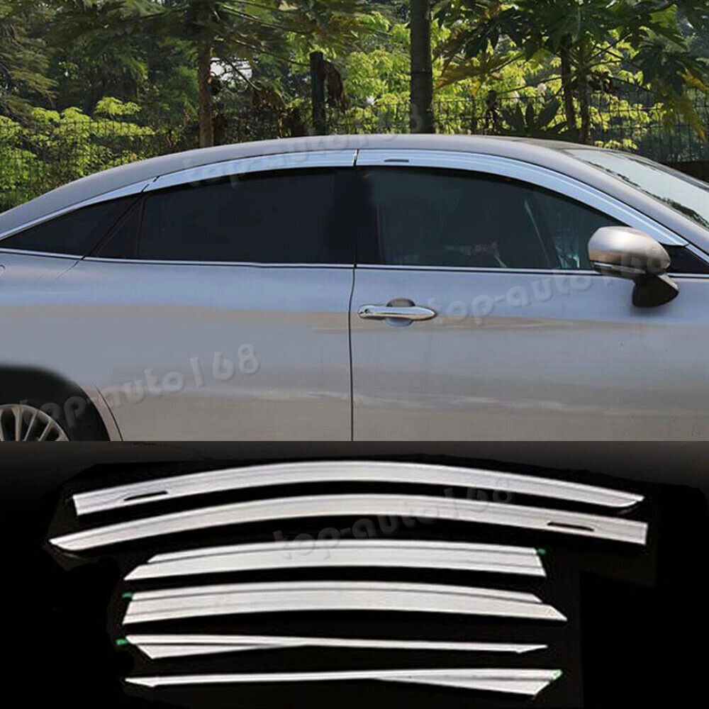 for Toyota for Avalon 2019-2022 silver Window Wind Visors Rain Guard Vent Deflectors