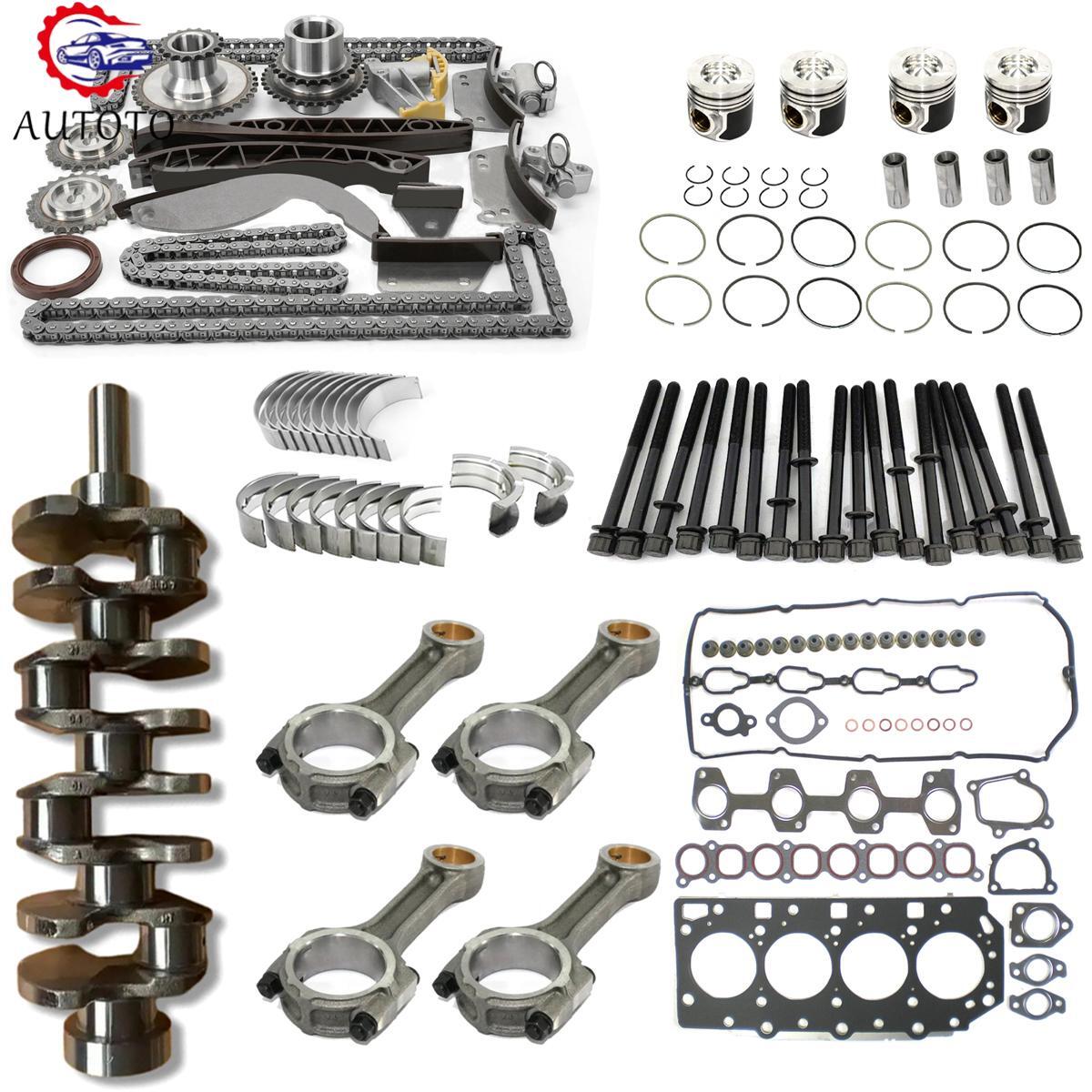 D4CB 2.5 Engine Overhaul Rebuild Kit - Connecting Rod Crankshaft Fit for Hyundai