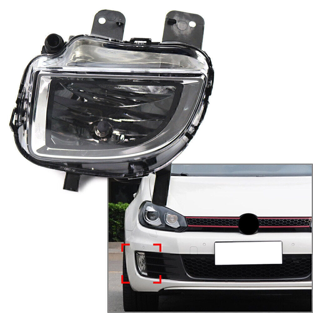 for VW for Golf MK6 2009-2013 for Jetta GLI MK6 Front Bumper Right Side Fog Light