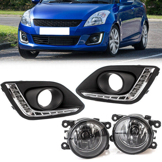 for Suzuki for Swift 2014-2016 Front Driving Running Light Fog Lamp Cover LED DRL