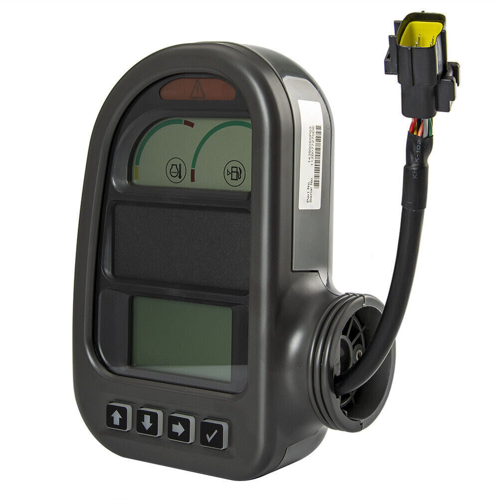 new LCD display panel for Volvo excavator ECUs EC140B and EC240B (model numbers 14390065 and 14636301)