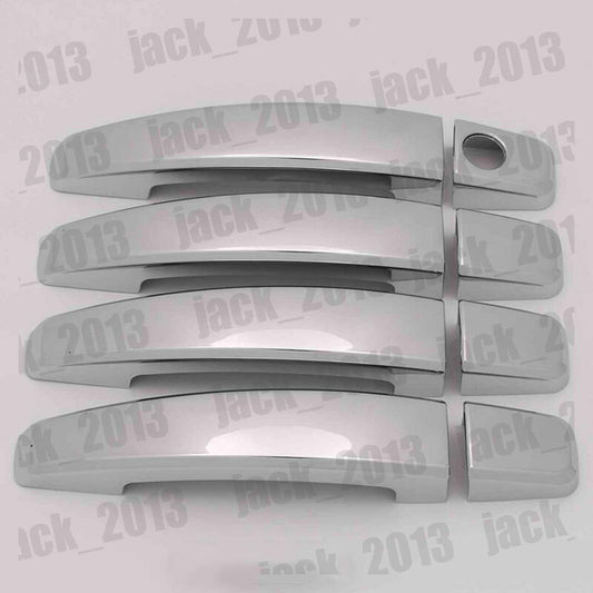 for Chevrolet TRAX 2014-2017 Chrome ABS style side door handle cover trim 8pcs