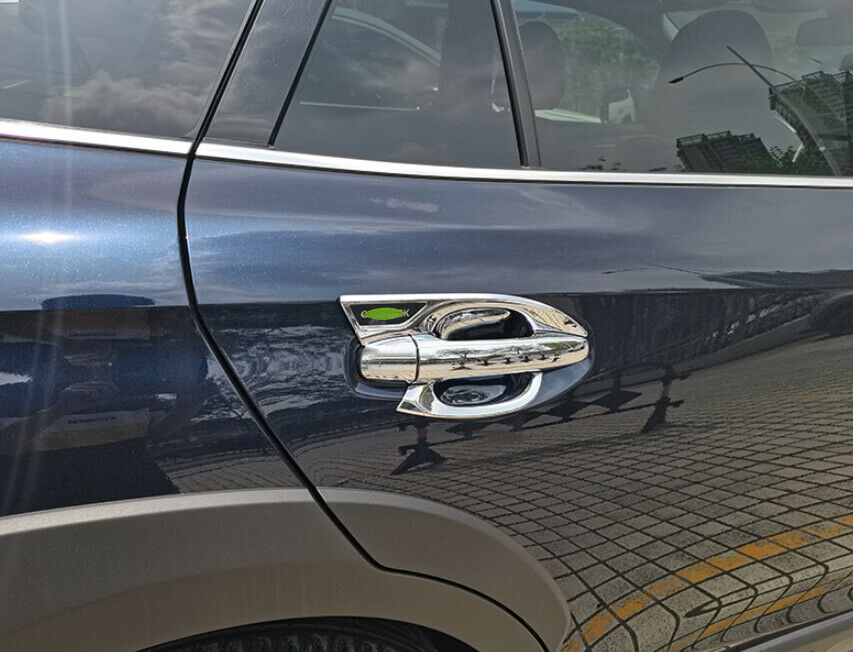 for Subaru Outback 2020-2023 Chrome Side Door Handle Cover + Bowl Cup Combo Trim