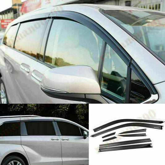 for Toyota for SIENNA 2021-23 Black window visor sun guard rain deflector Vent Shade