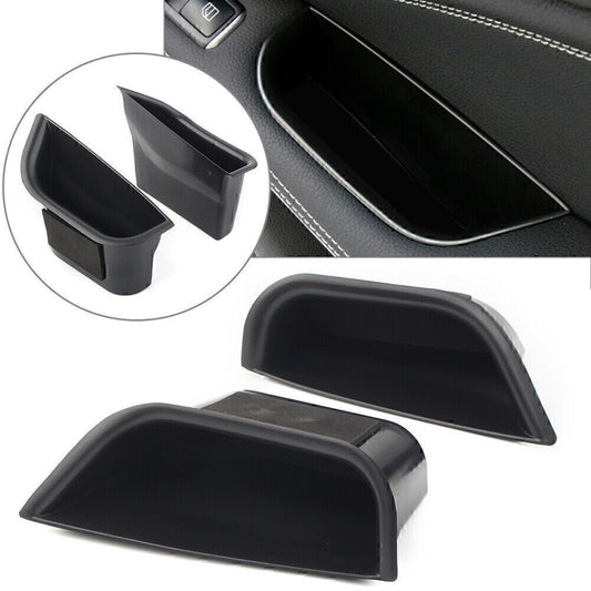 for Mercedes-Benz A CLA GLA Class 2x Rear Door Handle Armrest Storage Box