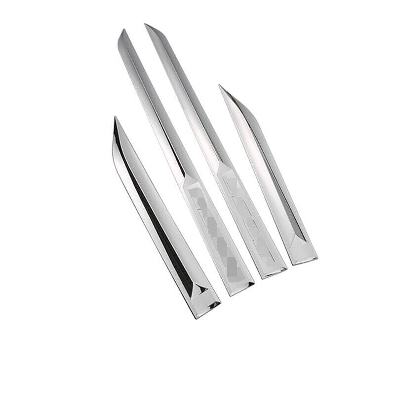 for Ford Edge 2015-2020 Silver Car Body Door Side Molding Cover Panel Trim ABS
