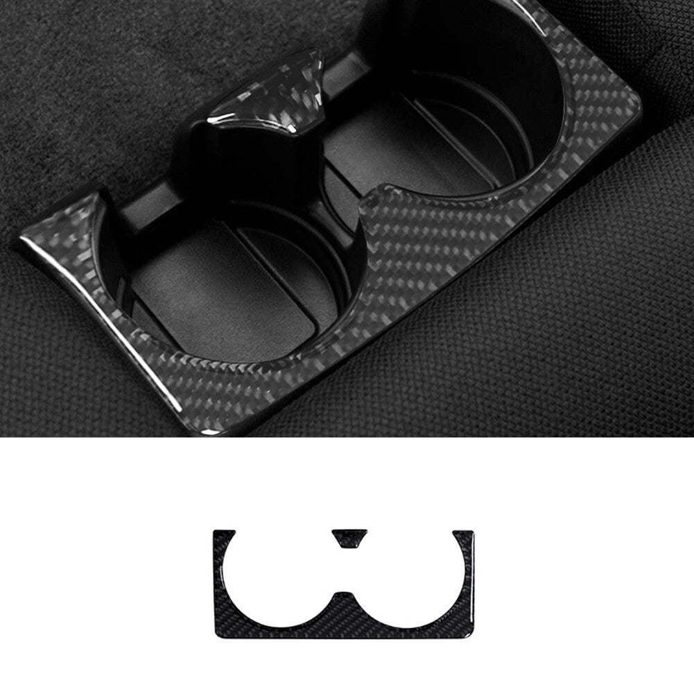 Carbon Fiber Rear Cup Holder (4DR) Cover For Colorado 2004-2012/ for canyon 2005-2012