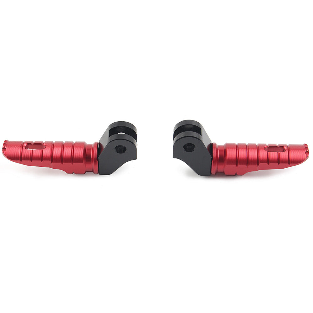 Paar CNC vordere Fu?rasten Fu?rasten Pedal Aluminum f¨¹r T100 T120 2016-2022 Rot
