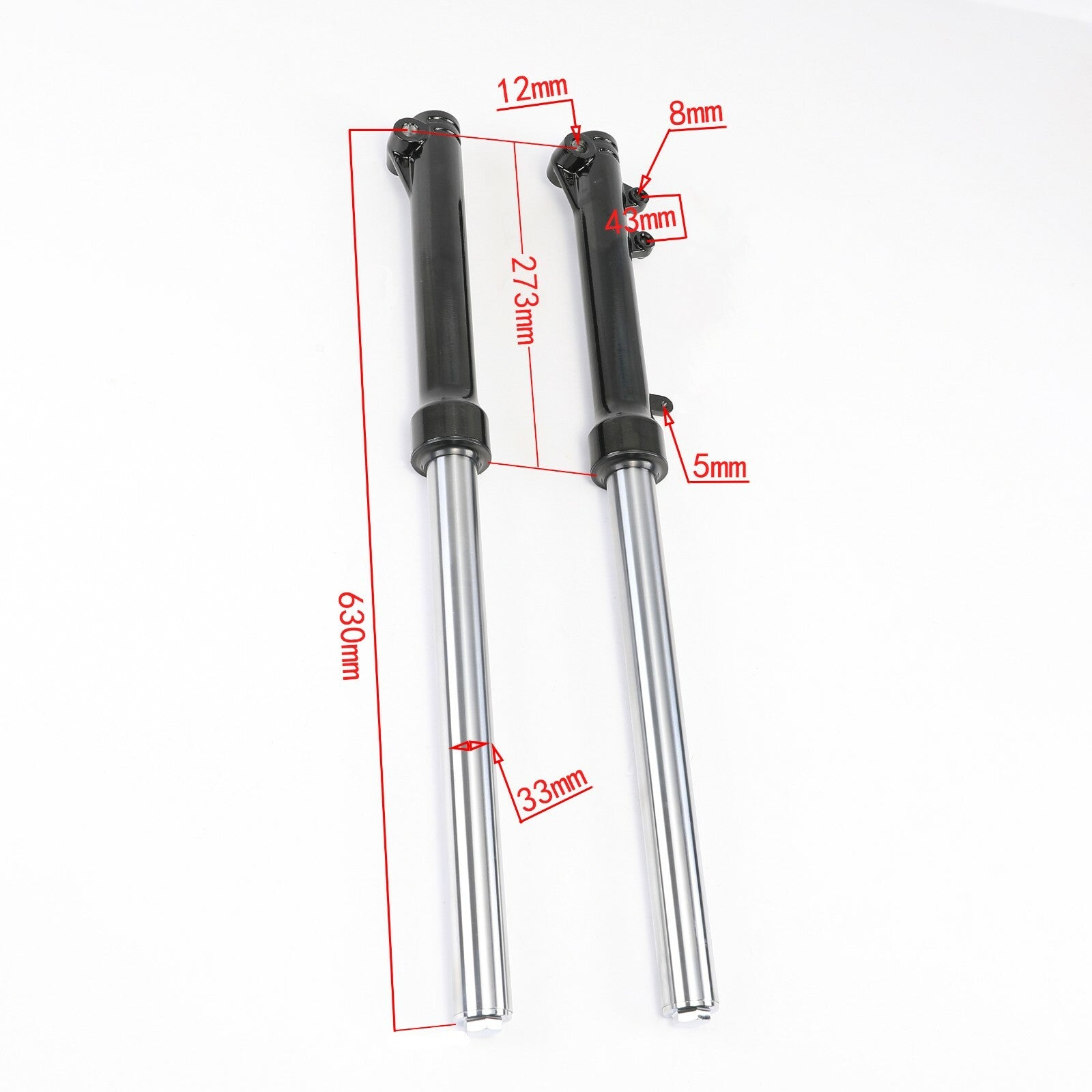 630mm Front Forks Shock for Dirt Pit Bike Apollo CRF50 110cc 125cc 90cc 70cc 140
