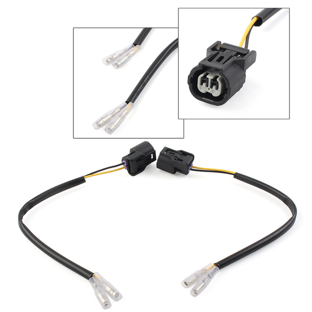 Turn Signal Wiring Indicator Connectors Plug Adapters for KAWASAKI Z900 Z650RS