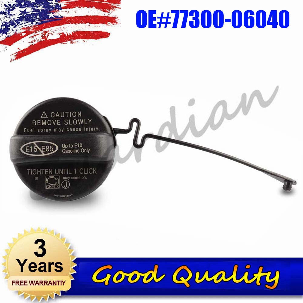 Fuel Gas Cap Lid Tether Threaded Style 77300-06040 for TOYOTA YARIS VENZA SOLARA