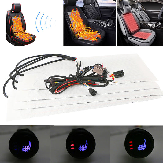 General Motors 3 Gear Carbon Fiber Heated Cushion for Seat Heater Cushion Switch Kit