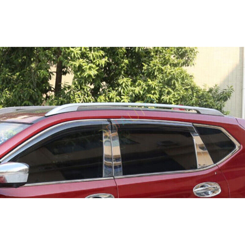 Luggage Carrier for Nissan Rogue 2014-20 Top Roof Rack Side Rails Bars alloy Set