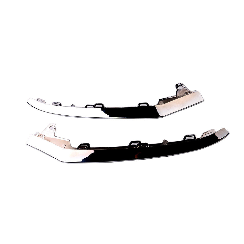 Left Right Front Bumper Chrome Trim Molding for Mercedes W212 E350 2014 - 2016