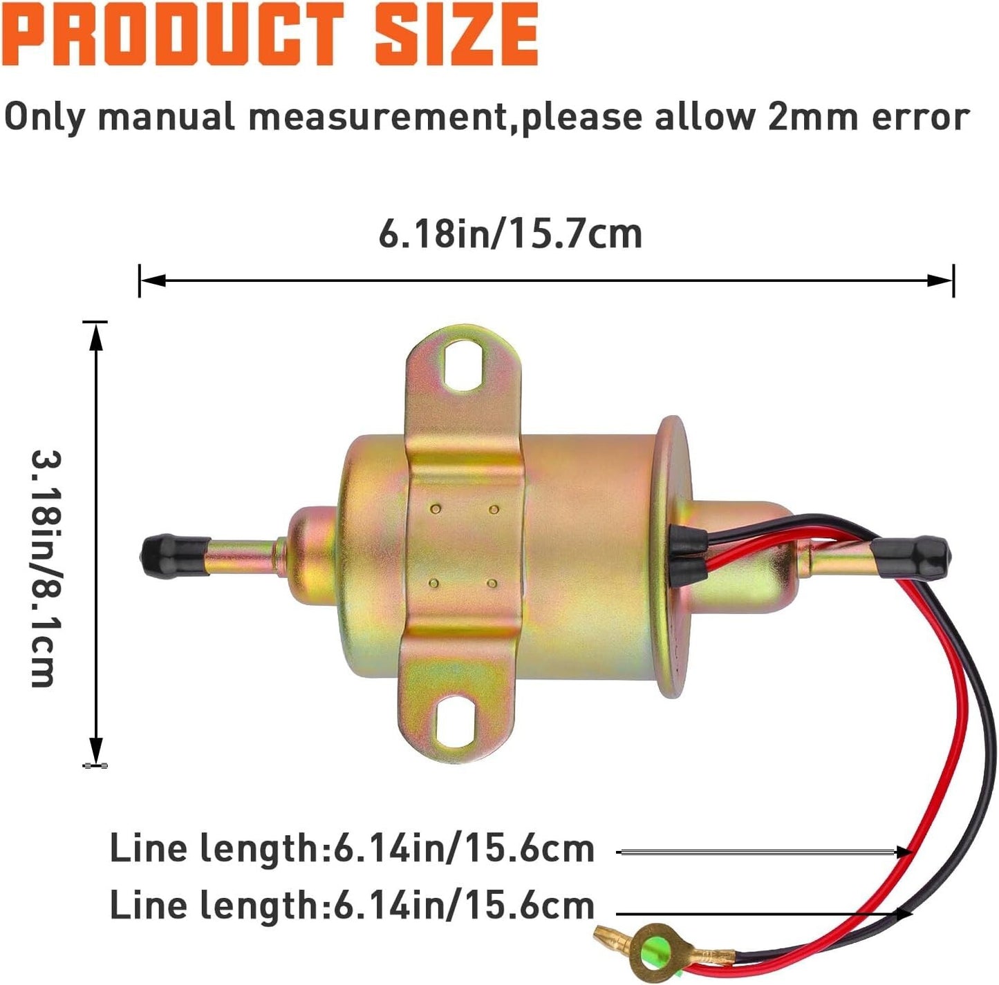 E11005 Electric Fuel Pump for Polaris Ranger 400 HO 500 4011545 4011492 4010658