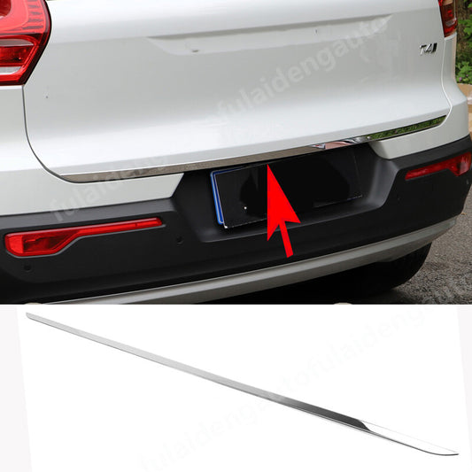 for Volvo XC40 2019-2024 STAINLESS REAR TRUNK TAIL GATE DOOR LID COVER TRIM