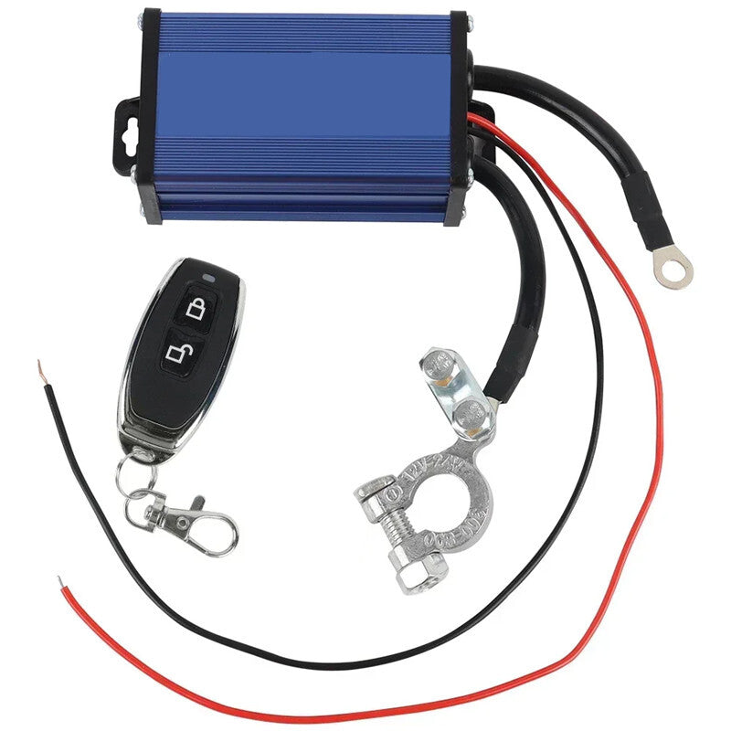 Car Wireless Remote Battery Disconnect Cut Off Isolator Master Control Switches