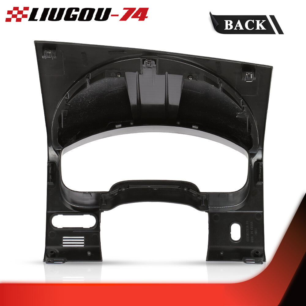 Dash gauge surround bezel cluster, black, suitable for 2004-2008 for Ford F-150s.