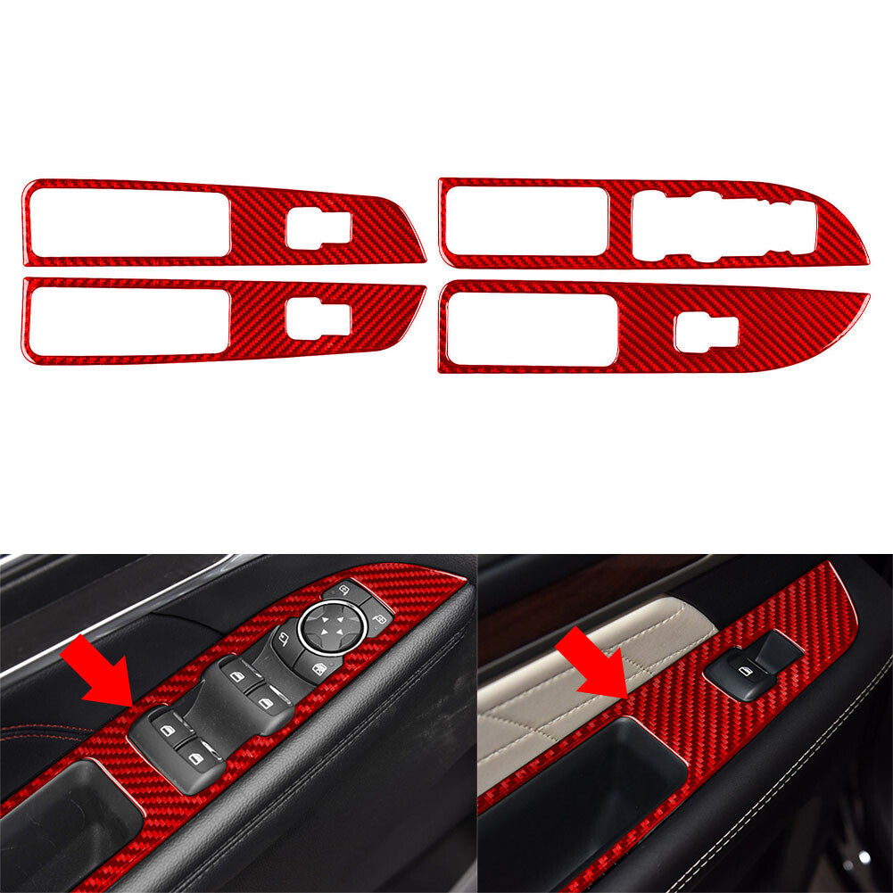 Window Lift SwitchButtonPanel Cover Trim for Ford Explorer 2013-2019