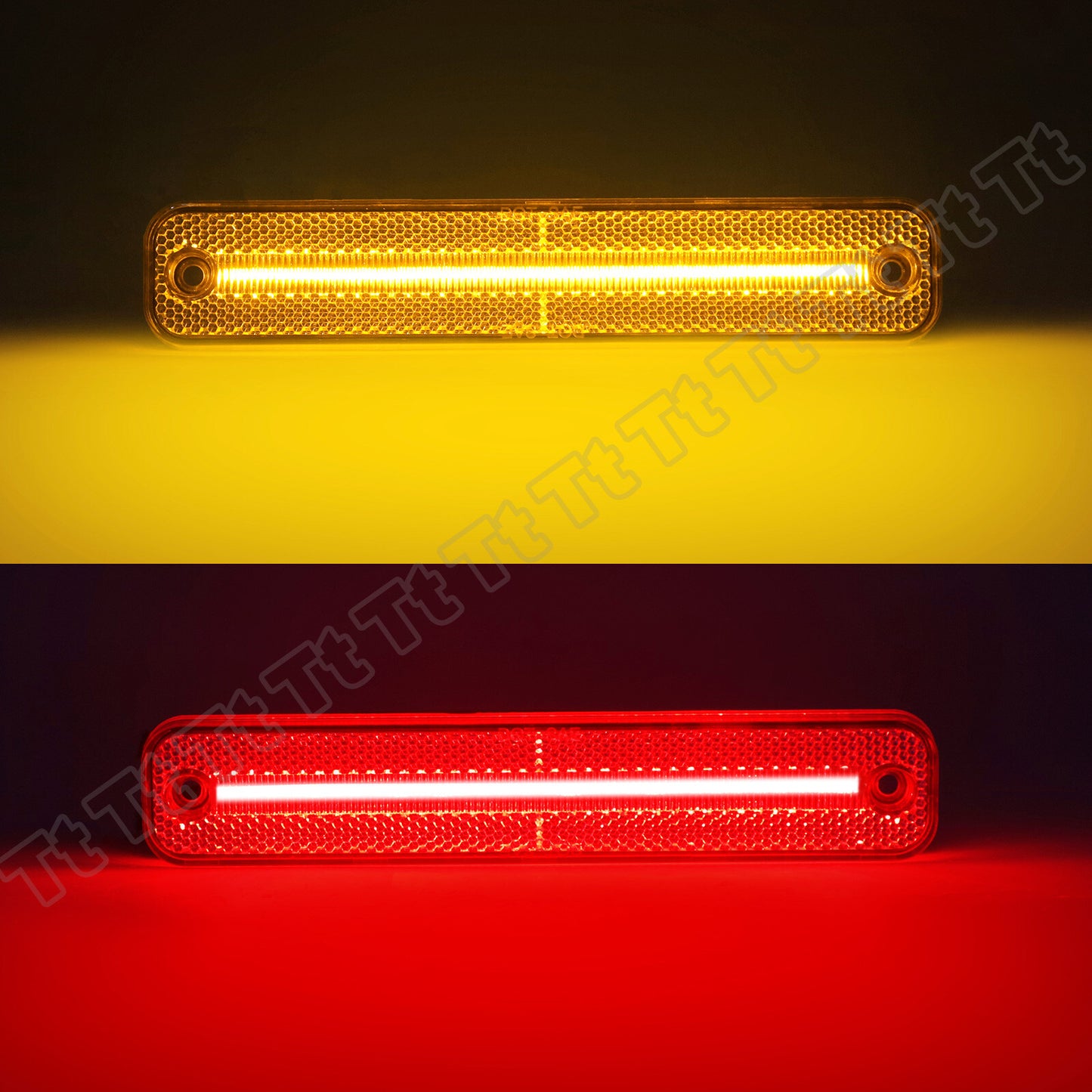 4x Front and Rear Marking Lights for 75-83 for Ford E-100, Econoline, F100, and F150 Trucks