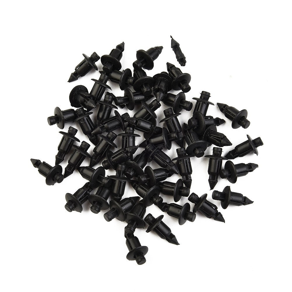 50-piece fairing clips, 6mm, for Suzuki ~ Plastic rivet style
