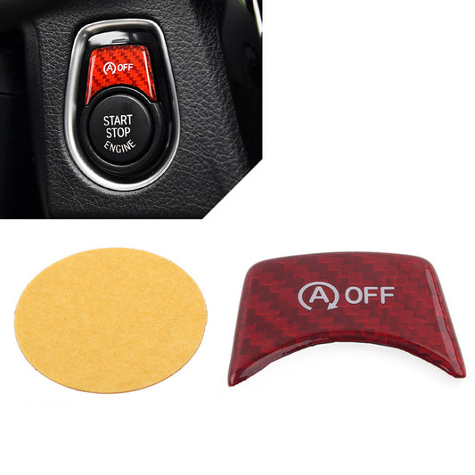 Engine Start Ignition OFF Button Cover for BMW F20 F21 F22 F23 F30 F31 F32 Red