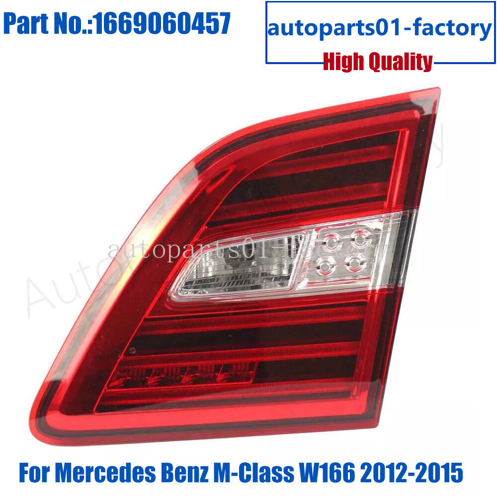 1669060457 Inner Right Passenger Tail Light Lamp for Mercedes W166 ML 2012-2015