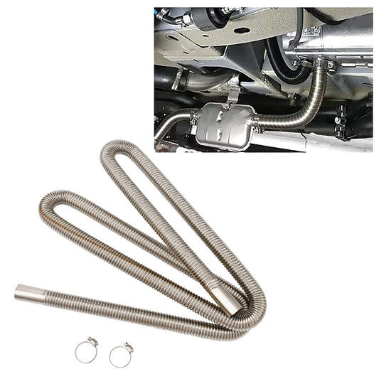 2.5CM/0.98'' Inner Metal Exhaust Pipe Parking Air Heater Exhaust Pipe (200cm)