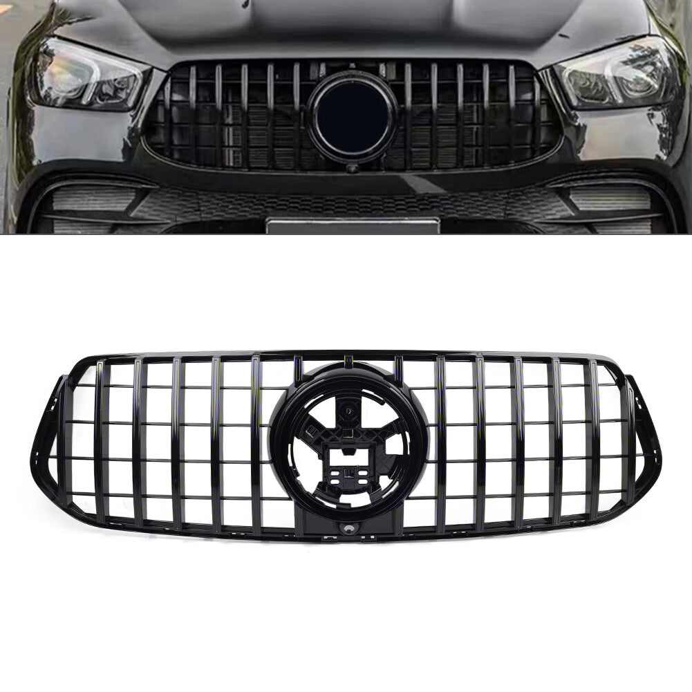 GTR Style Front Bumper Grille for Benz GLE Class W167 Dexule Version 2020-2023