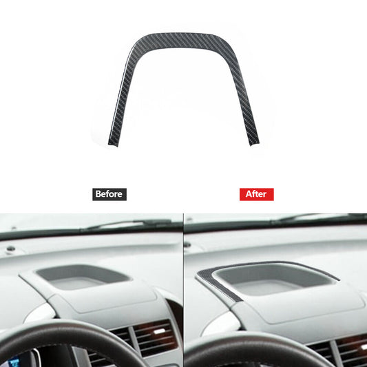 Carbon Fiber Above Console Storage Outer Frame Cover for Chevrolet Sonic 2012-16