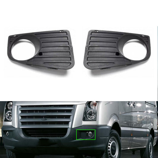 Front bumper fog lamp grille left right Pair for for VW Crafter 2006-2017