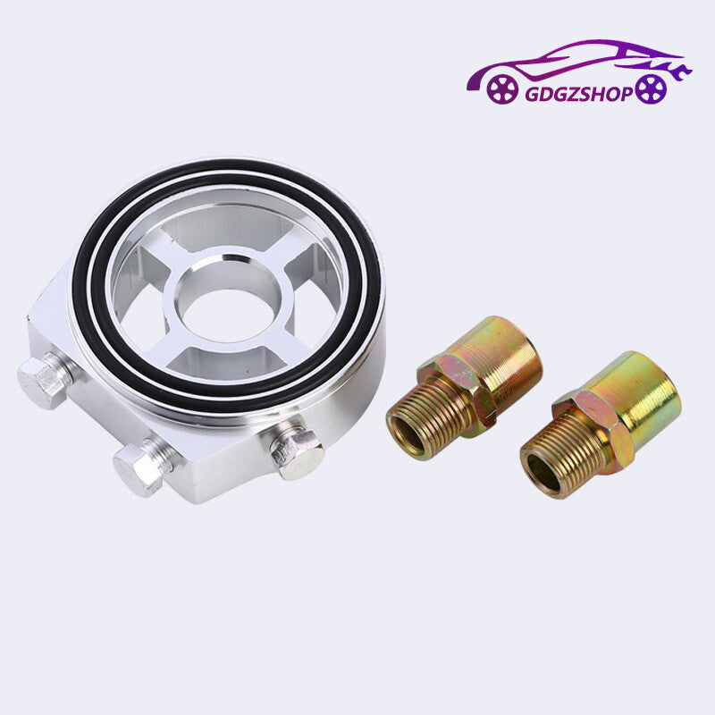 Universal Car Oil Filter Cooler Sandwich Plate Adapter 1/8 NPT M20x1.5 3/4-16UNF