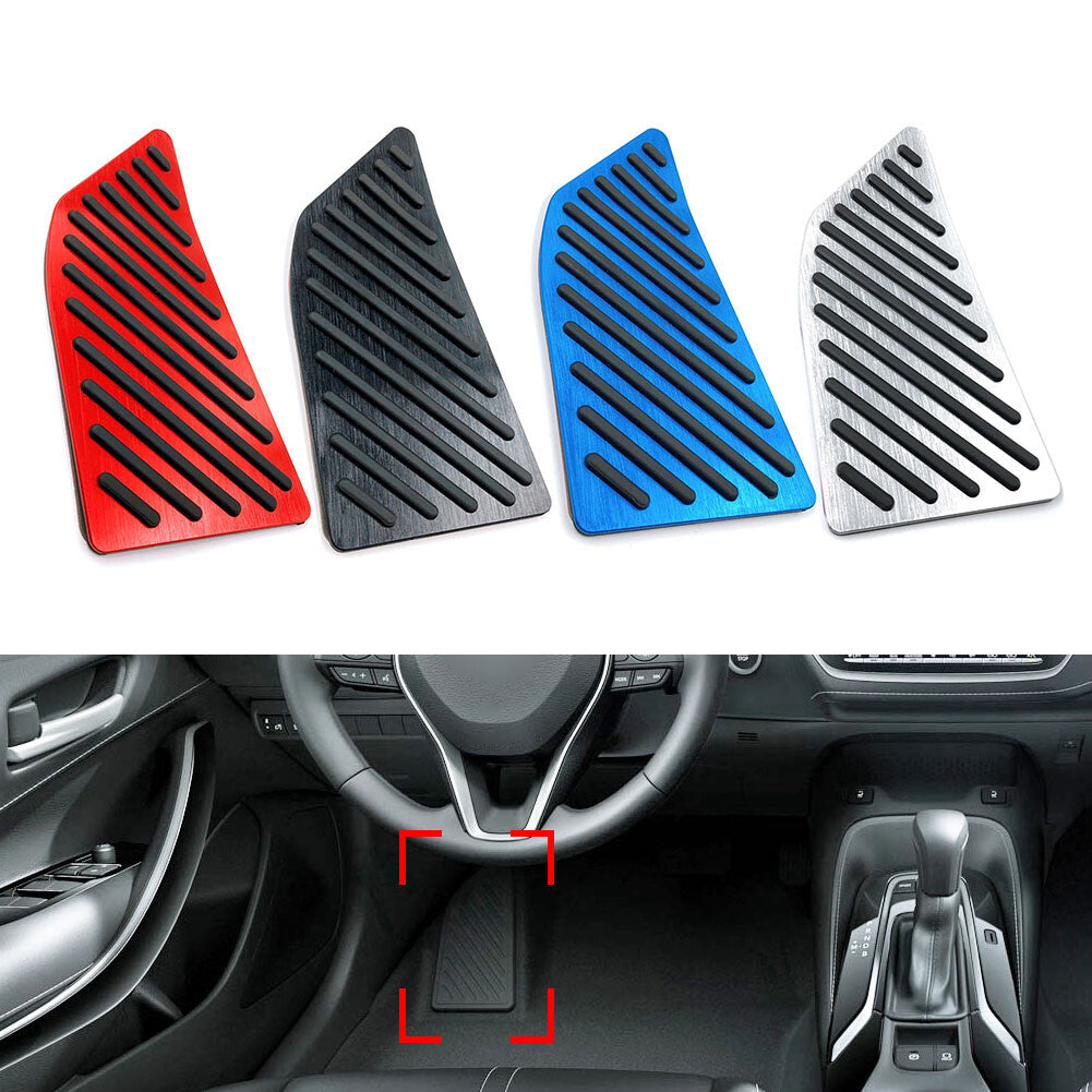 LHD Stainless Steel Foot Rest Pedal Panel Cover for Toyota for Corolla 2019-2022