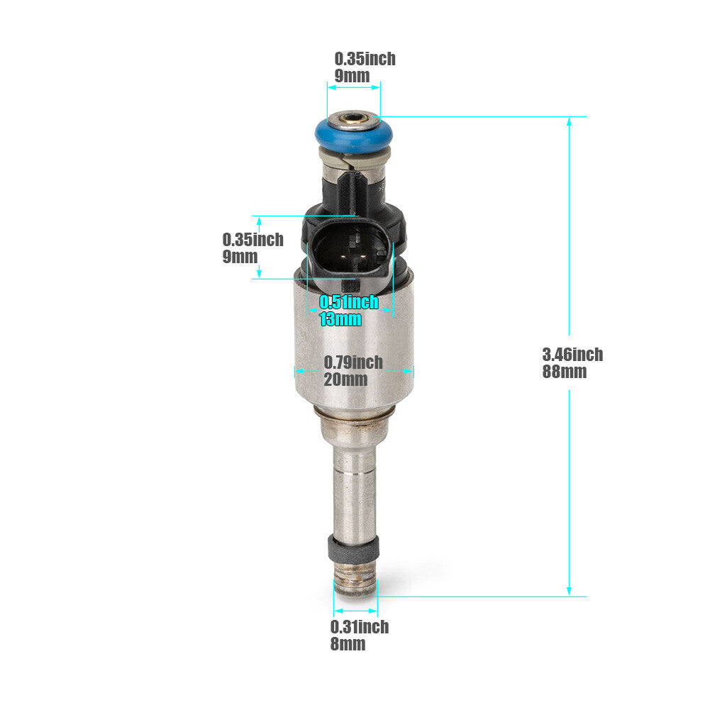 4pcs 35310-2E500 For 2014-2017 for Kia for Hyundai for Elantra 2.0L L4 Fuel Injectors NEW