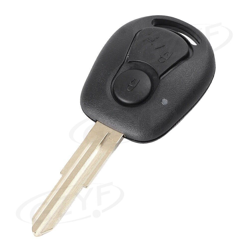 2-Buttons Remote Key Fob Shell Case Cover for Ssangyong Actyon Kyron Rexton Car