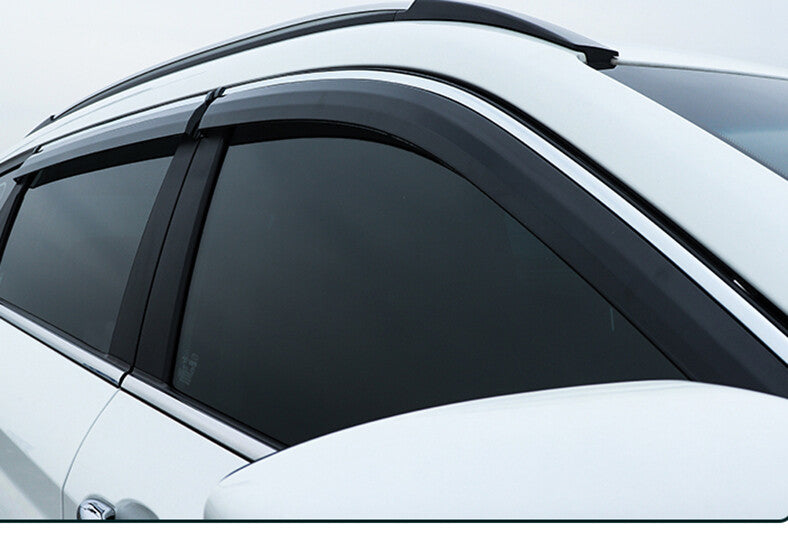 Chrome Trim Side Window Visors Guard Vent Deflectors for Subaru Outback 2020-23