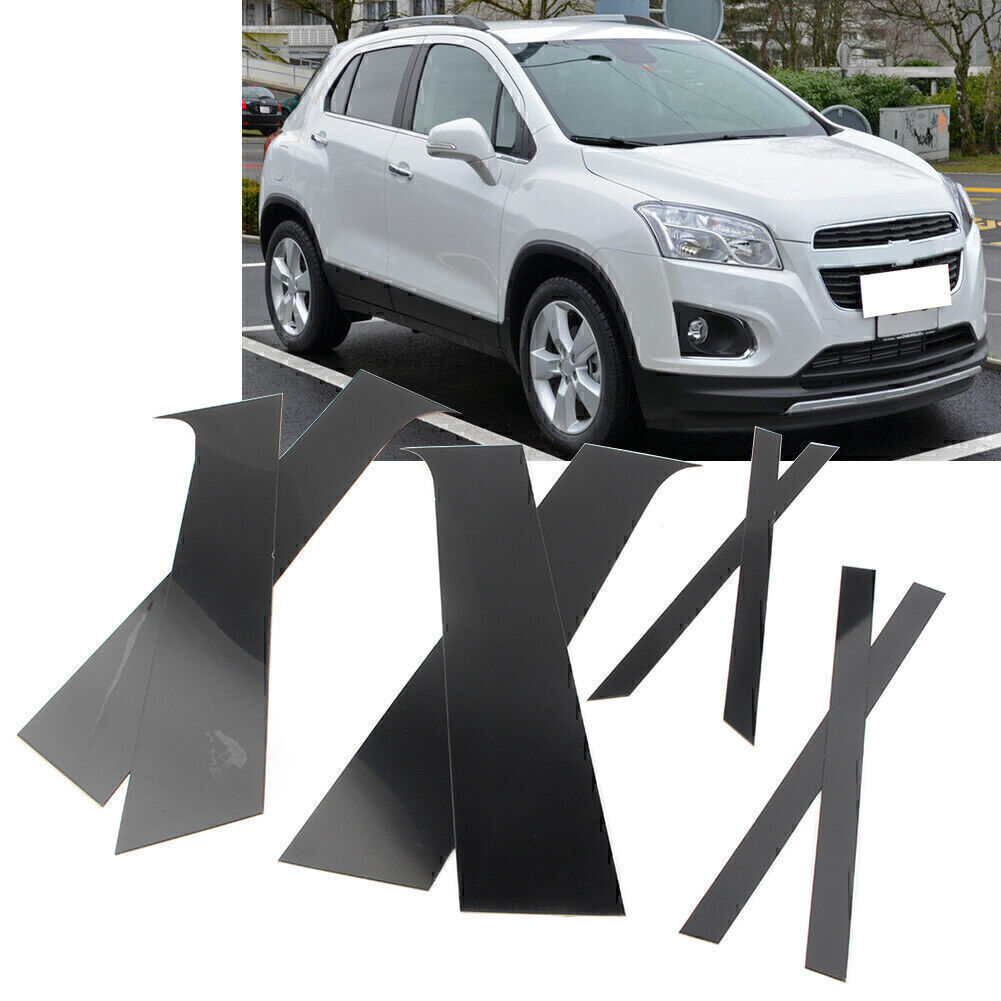 Fit for Chevrolet Trax 2015-2021 2016 Door Trim Pillar Posts Piano Cover 8x Set