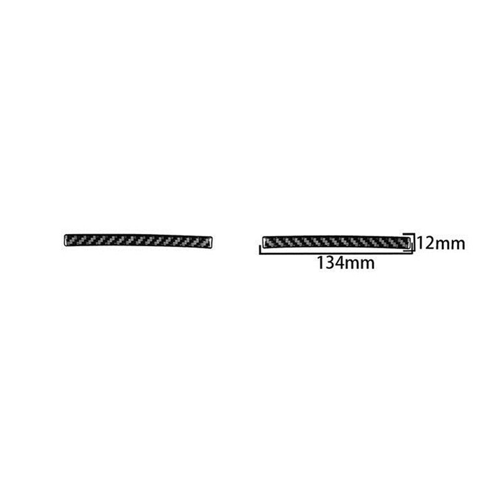 Carbon Fiber Lower Glove Box Accent Cover Trim For Silverado for GMC for SIERRA 2014-18