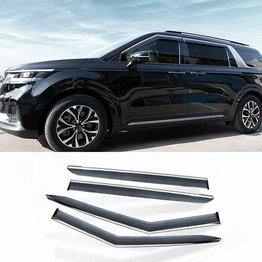 for Kia Carnival 22-24 Window Visor Vent Shade Sun Rain Guard Deflector Trim 4P