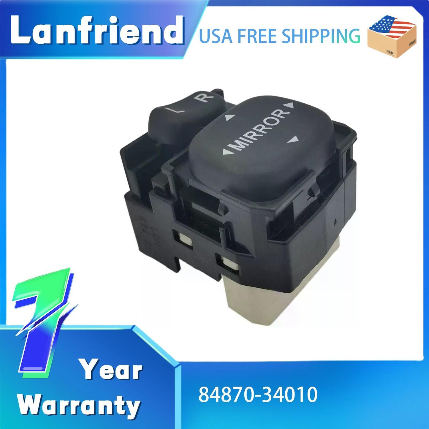 8487034010 Power Mirror Switch Fit for Toyota for Camry for Lexus ES350 2012-2020