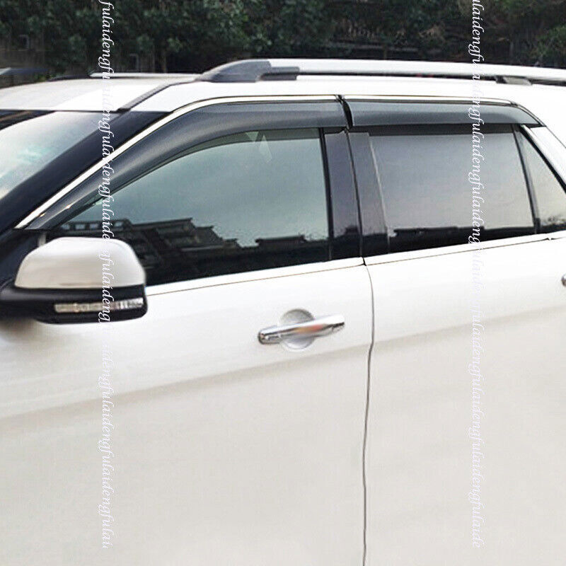 for Ford Explorer 2011-2019 Window Visors Vent Sun Shade Rain Guard Door Covers