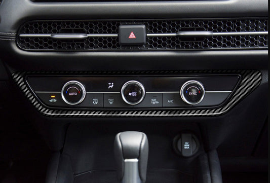 ABS Carbon Fiber Console switch Knob Panel Cover trim for Honda HR-V HRV 2023