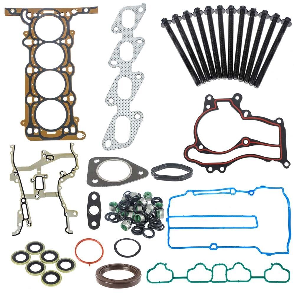 Head Gasket Bolt Set  Piston Ring Kit for Buick for Chevy 1.4L Turbo