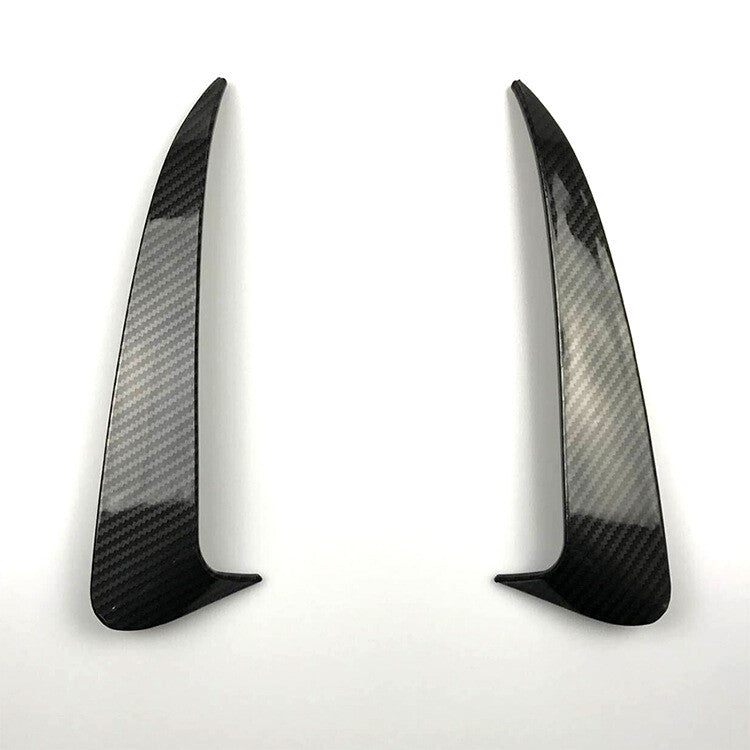 Canard Fin rear bumper carbon separator protector for Mercedes-Benz W205 Sedan C250