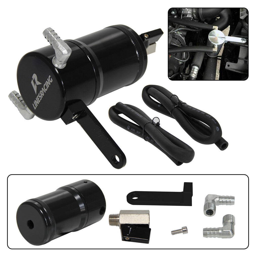 Oil Catch Can Reservoir Tank Billet For 11-17 for Ford EcoBoost F-150 5.0L Explorer