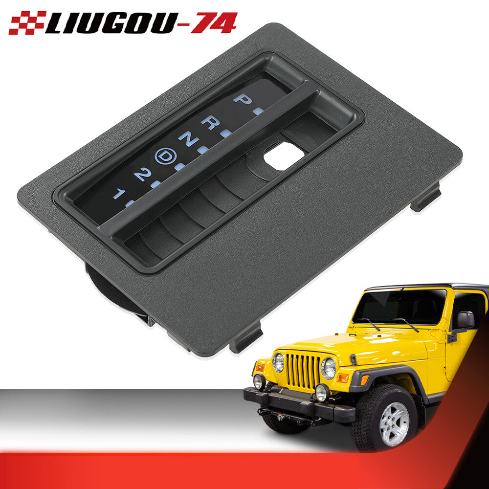 Suitable for 1997-2006 for Jeep for Wrangler TJ Automatic with floor shift indicator bezel trim console