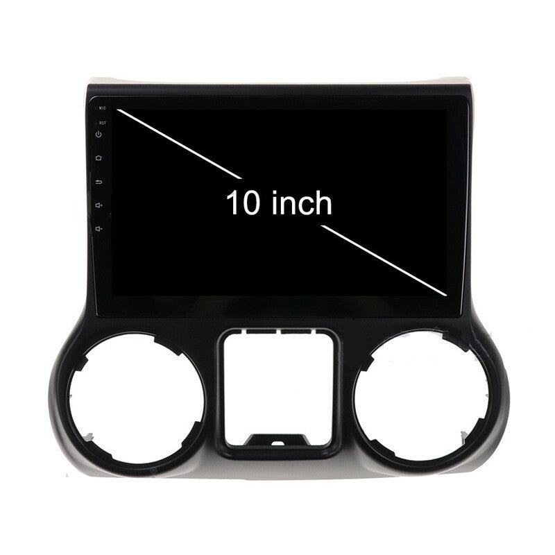 Car Navigation Android Radio Multimedia Stereo Touch Screen for Wrangler 15-16
